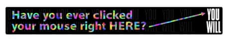 The first clickable banner ad